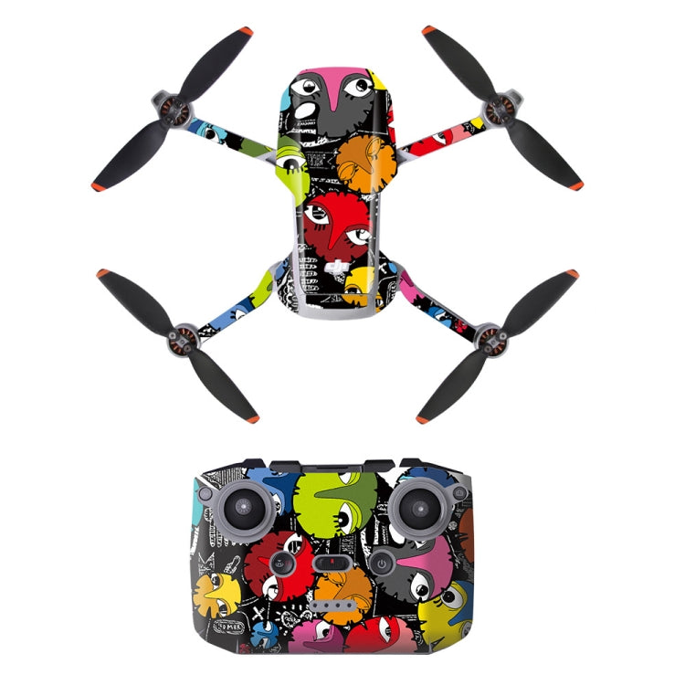 Sunnylife Big Eyes Monster DJI Mini 2 Protective Stickers Set