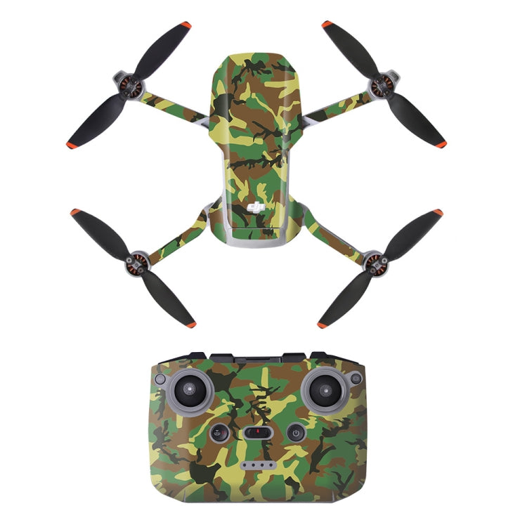 Sunnylife DJI Mini 2 Waterproof PVC Drone Stickers Set (Army Green Camouflage)