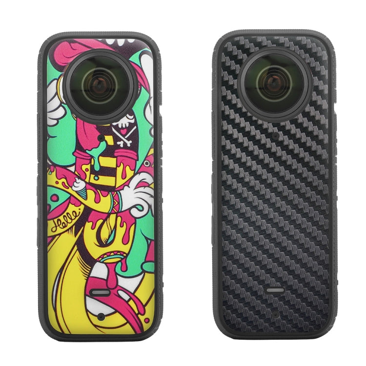 PVC Protection Scraper Film Stickers for DJI Insta360 X3 Panoramic Camera