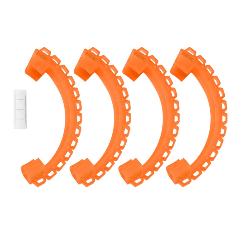 4-Piece Orange TPU Drone Propeller Protective Guard for DJI Avata BRDRC-9604