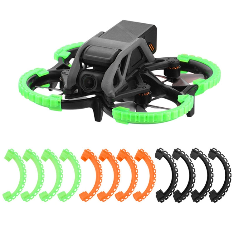 Green TPU Protective Guard UAV Bumper Rings for DJI Avata BRDRC-9604 (4pcs)