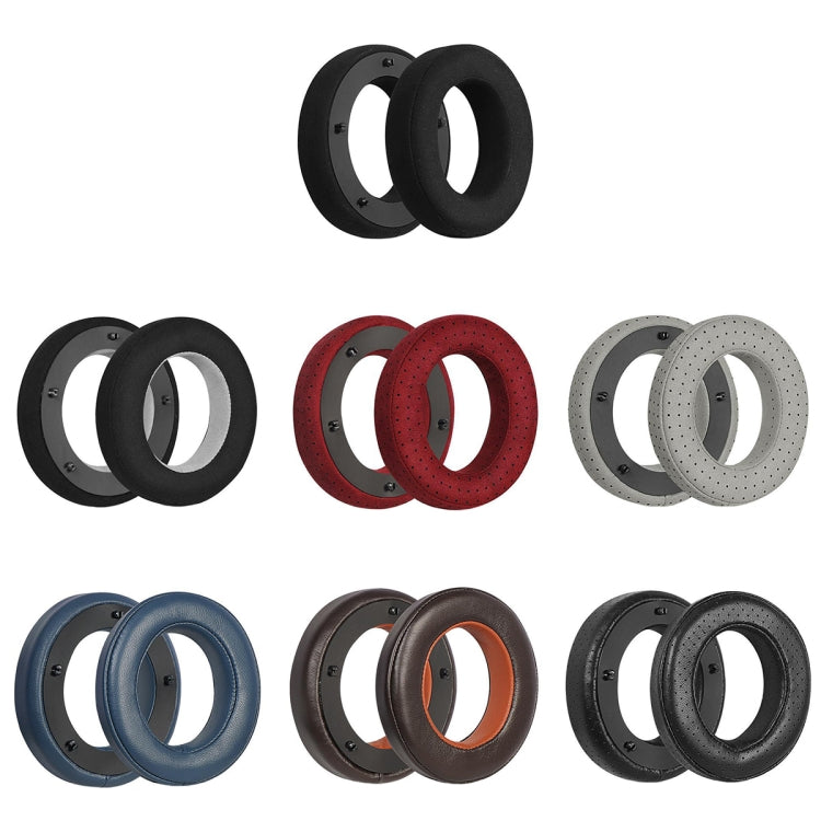 Focal Clear MG Pro Leather Headset Covers in Fiber Gray