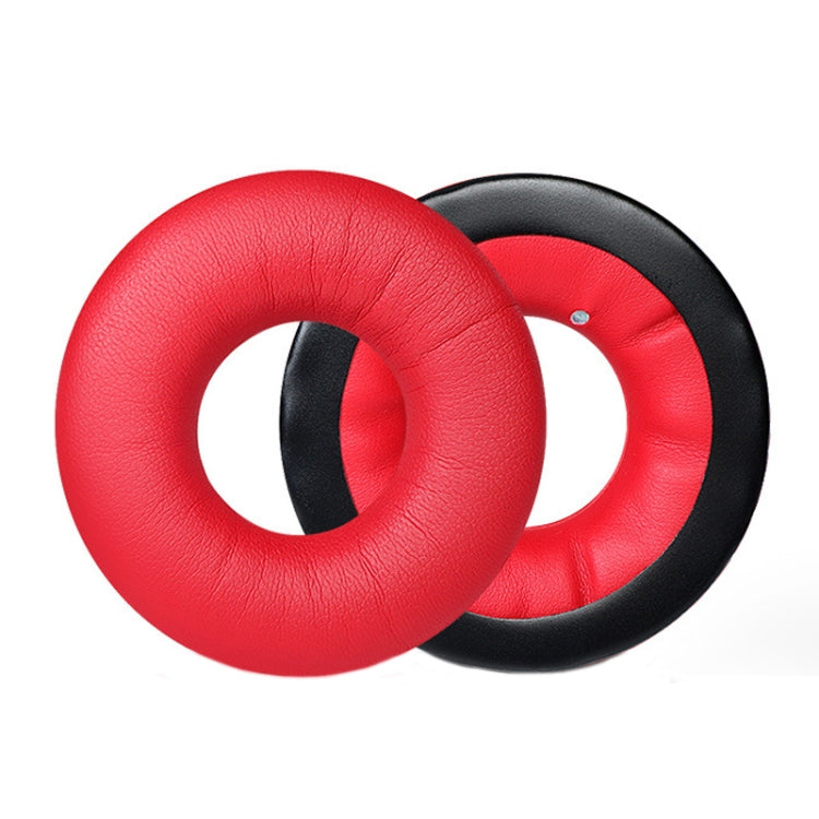Red Leather 1 Pair Replacement Ear Cushions for Sennheiser HD25 Series