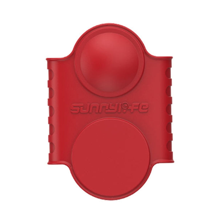 Sunnylife ST-Q9420 Red Silicone Protective Case for Insta360 One X2 Lens Screen and Body Protection