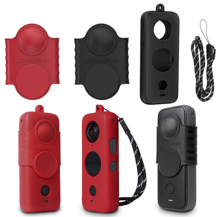 Sunnylife Silicone Protective Case for Insta360 One X2 with Lens Screen Case