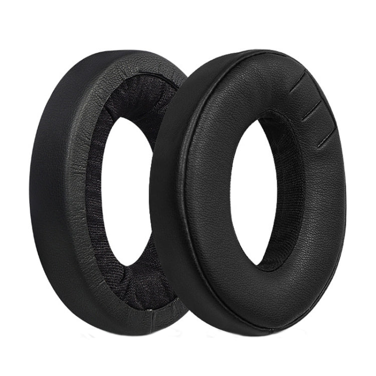 Soft and Breathable Leather Earphone Covers for Parrot Zik - Black (1 Pair)