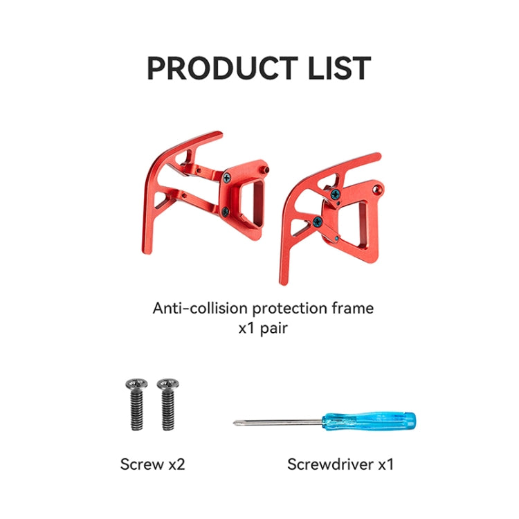 DJI Avata Drone RCSTQ Gimbal Bumper Protector Aluminum Alloy Anti-collision Bar with Enhanced Functionality