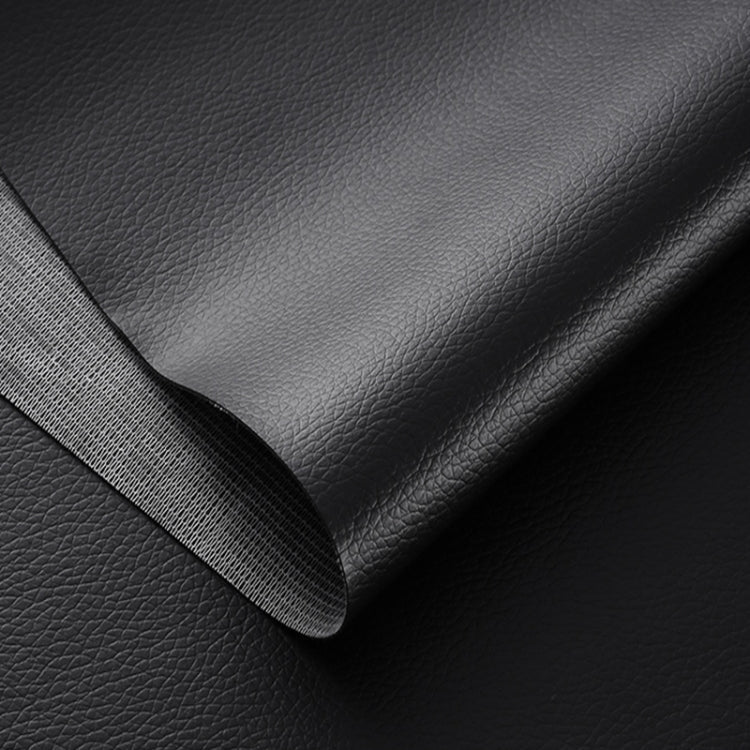 Waterproof Faux Leather Texture Photography Background Board - Black Lychee