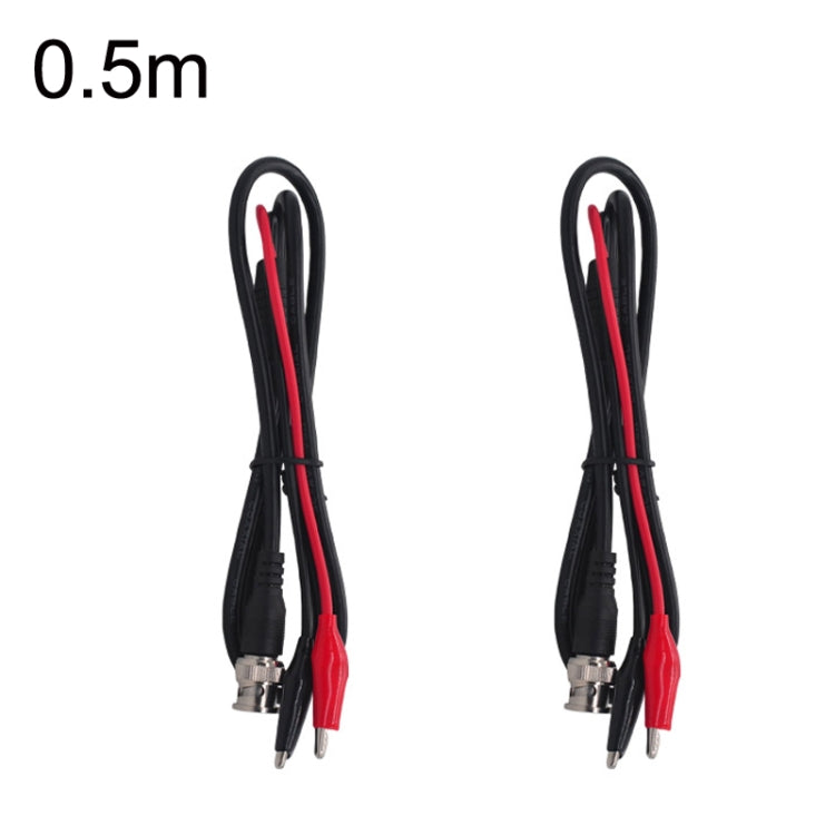 Double Head Coaxial Cable with BNC to Crocodile Clips