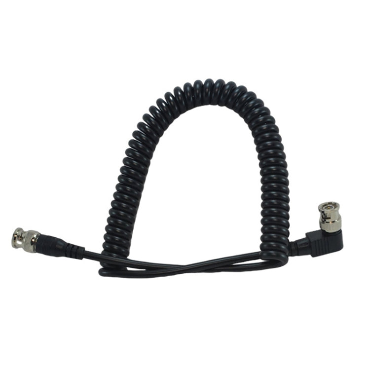 Coaxial Spring Cable for Audiovisual Setup (2m)