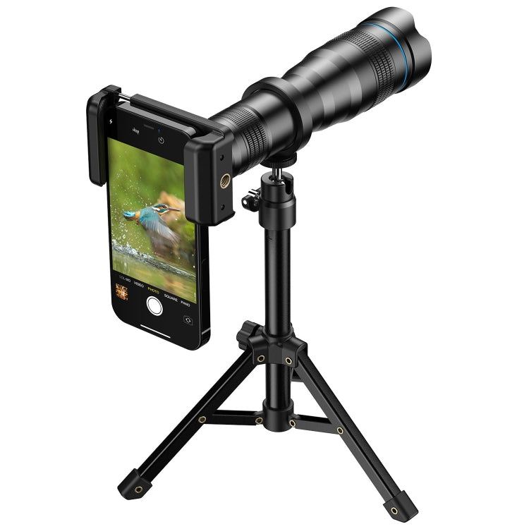 36X HD Telescope Telephoto Phone Lens Set with Tripod