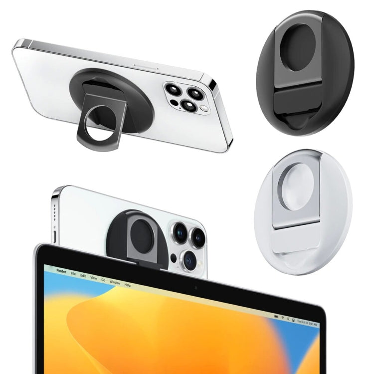 Magnetic Finger Ring Holder for MagSafe Devices - Black