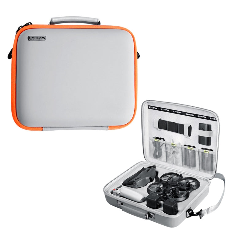CYNOVA C-ACC-001 Lightweight Waterproof Shoulder Storage Bag for DJI Avata Drones (Gray Orange)