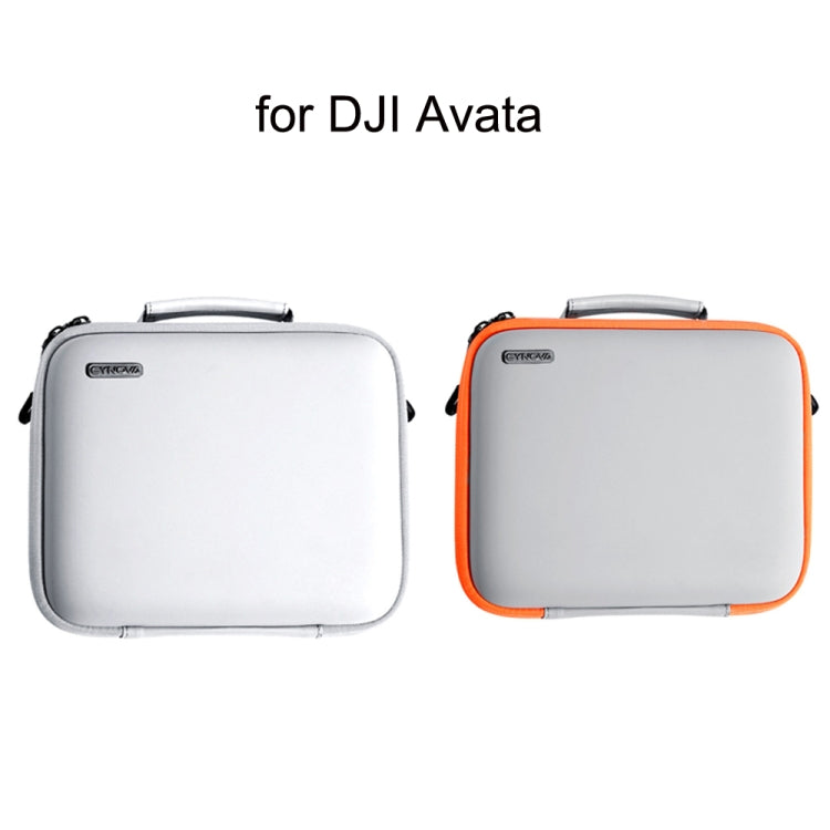 CYNOVA C-ACC-001 Lightweight Waterproof Shoulder Storage Bag for DJI Avata Drones (Gray Orange)