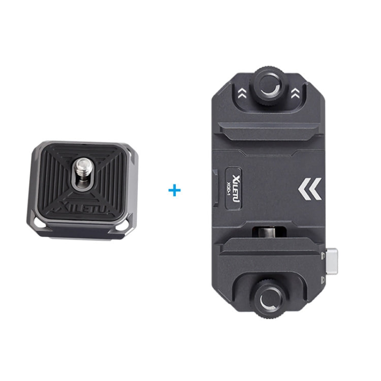 XILETU DSLR Camera Gimbal Arca Swiss Quick Release Plate Clamp with Capture Clip+PQ-38