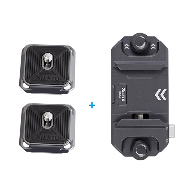 XILETU DSLR Camera Gimbal Arca Swiss Quick Release Plate Clamp with Capture Clip and 2pcs PQ-38