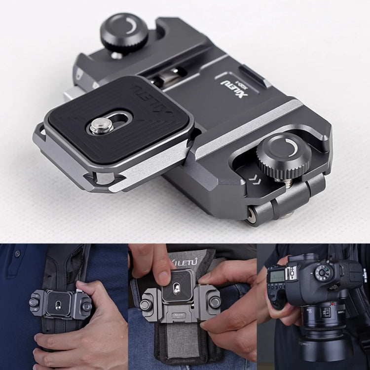 XILETU DSLR Camera Gimbal Arca Swiss Quick Release Plate Clamp with Capture Clip