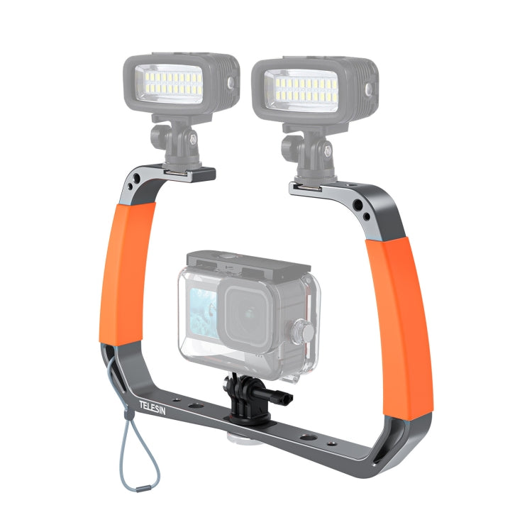TELESIN Underwater Scuba Diving Action Camera Handheld Grip Stabilizer