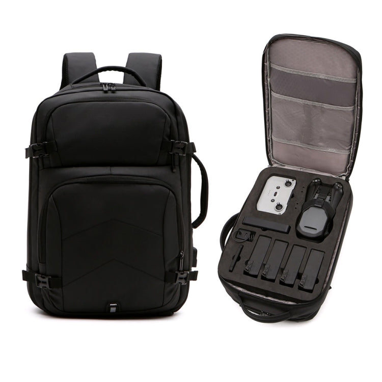 Durable and Spacious Storage Bag Backpack for DJI Mavic 3 with Laptop & Tablet Compartment - Black