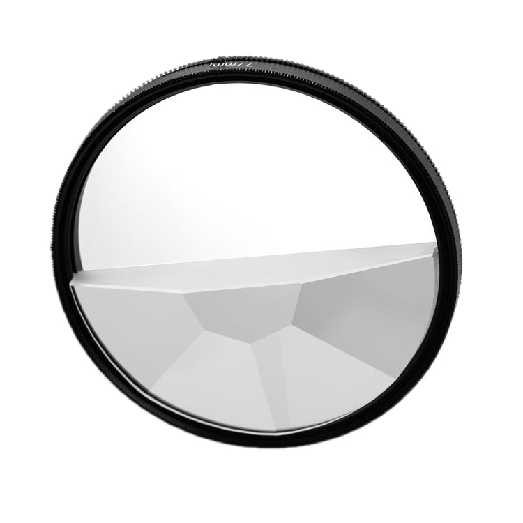 Semicircle Kaleidoscope Fractal Filter for 77mm Camera Lens