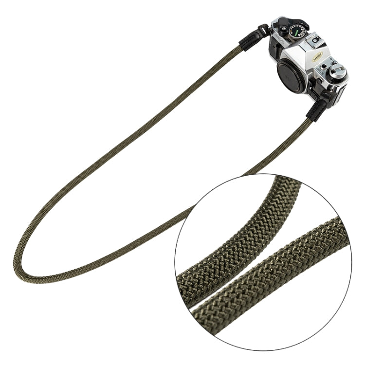 Adventure-Ready Climbing Rope Camera Strap - Green