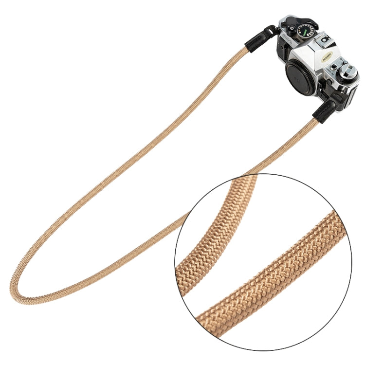 Climbing Rope Camera Strap for DSLR and Mirrorless Cameras - Light Brown