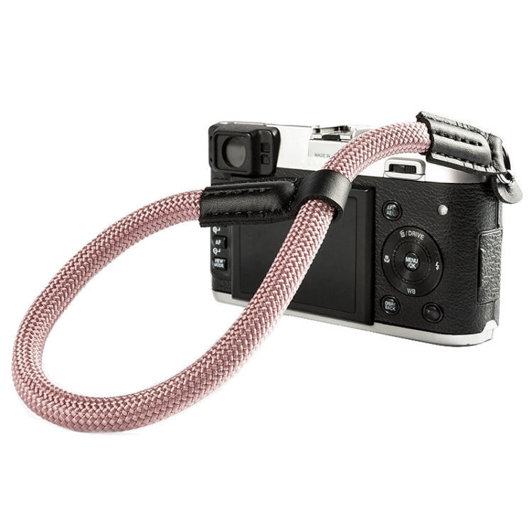 Camera Wrist Strap with Adjustable Length and Leather Pad (Rose Gold)