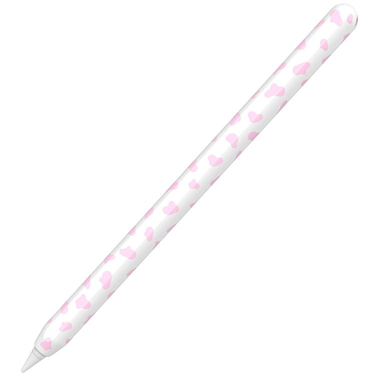 AhaStyle PT65CW Silicone Pen Case with Milk Cow Pattern for Apple Pencil 2 (Pink)