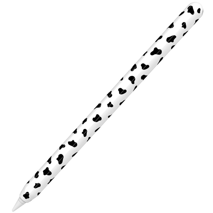 AhaStyle PT65CW Silicone Pen Case with Milk Cow Pattern for Apple Pencil 2 (Black)