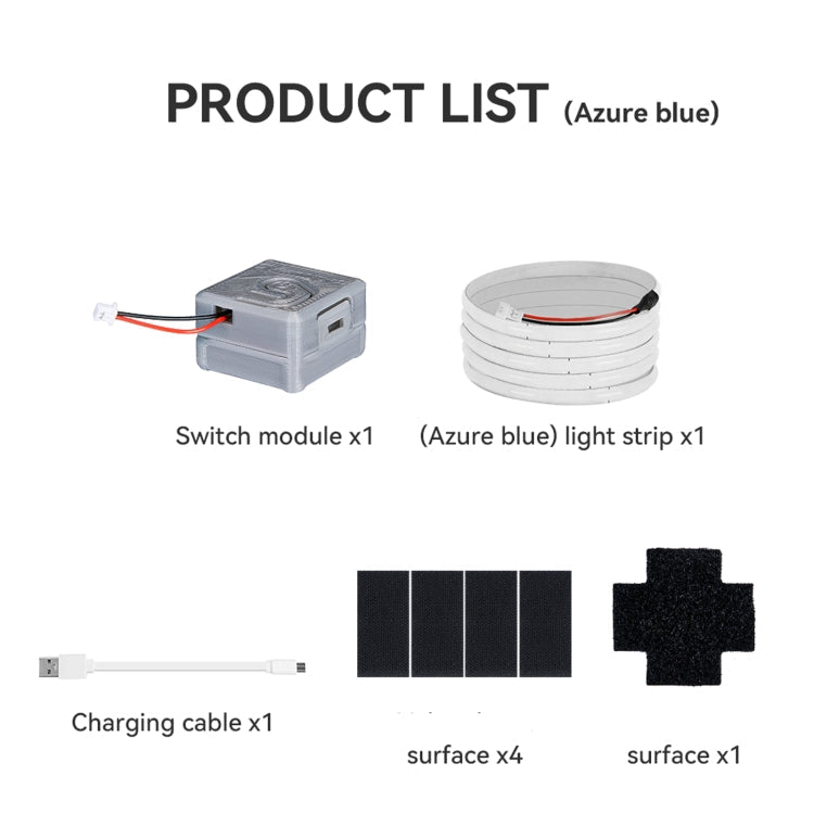 Light-emitting Light Strip for DJI Avata Drone (Blue)
