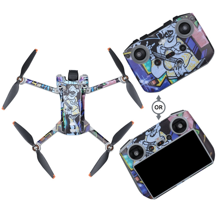 Personalize Your DJI Mini 3 Pro Remote Control with Guitar Singer Body Sticker