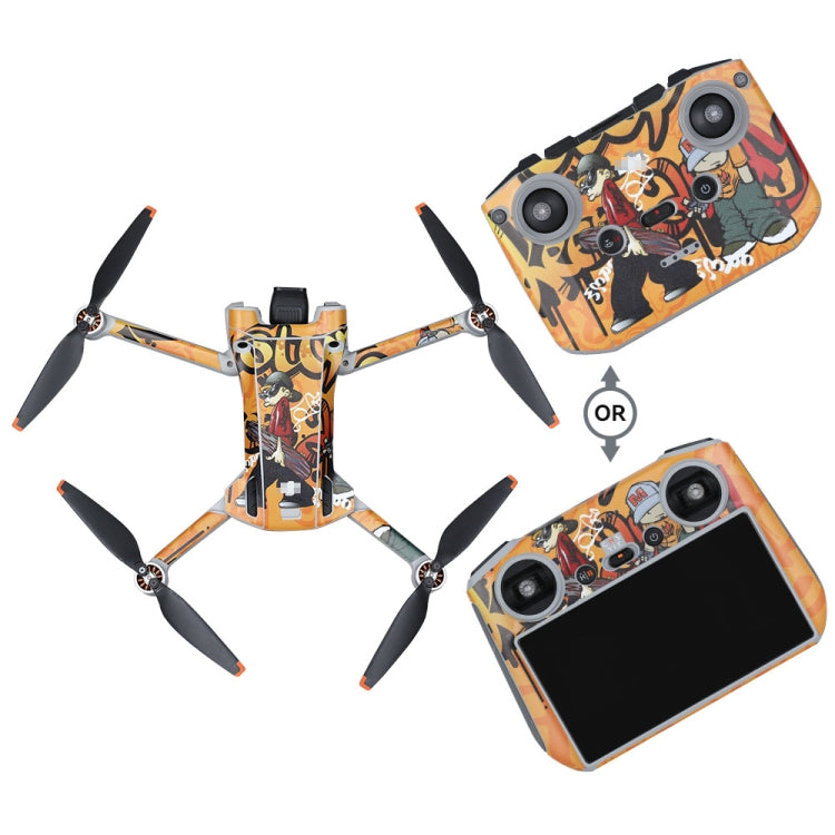 Stylish Stickers for DJI Mini 3 Pro Remote Control - RC With Screen (Boy)