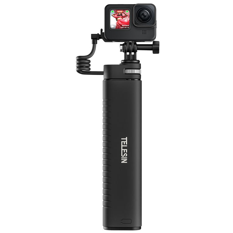 TELESIN 10000mAh Power Bank Charging Selfie Stick for Cameras and Smartphones