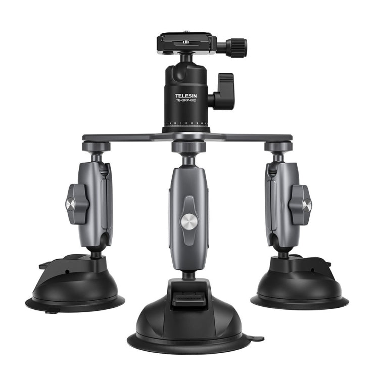 TELESIN Ultimate Stability Suction Cup Camera Mount