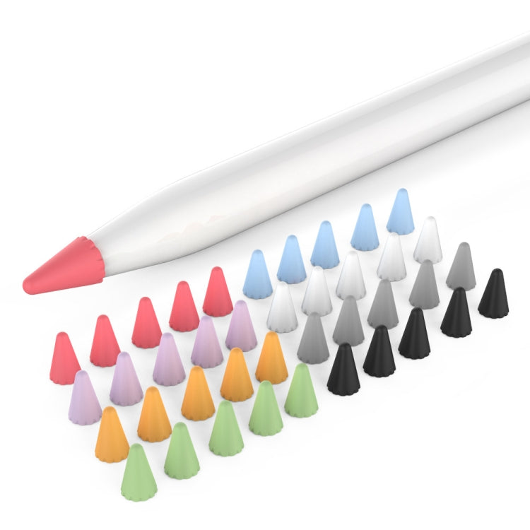 Silicone Tip Protective Case Set for Apple Pencil 1 / 2 - 40pcs (Mixed Styles)