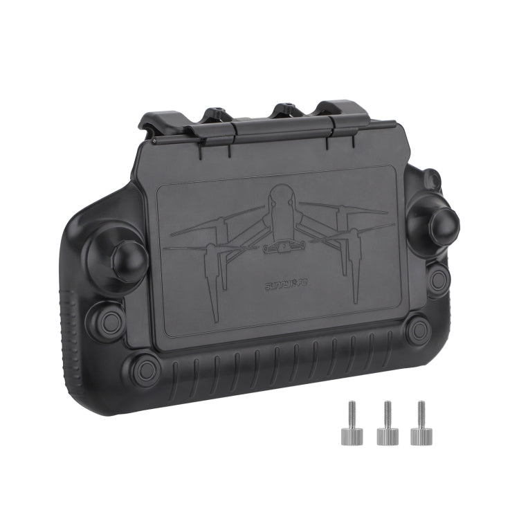 Sunnylife YK570 For DJI RC Plus Remote Control Protective Hood Plate and Light Shield (Black)