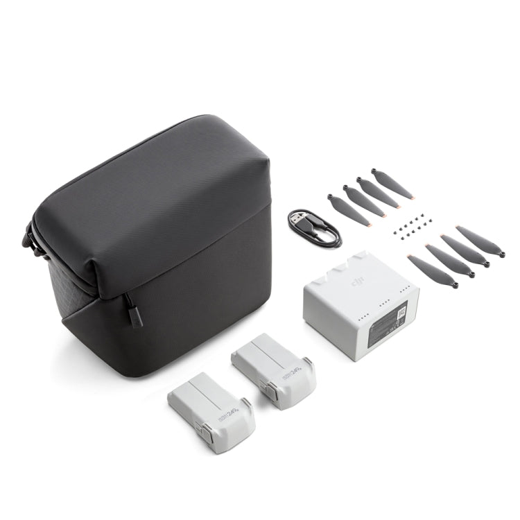 DJI Mini 3 Pro Fly More Kit with 2453 mAh Batteries, Propellers, and Charging Hub