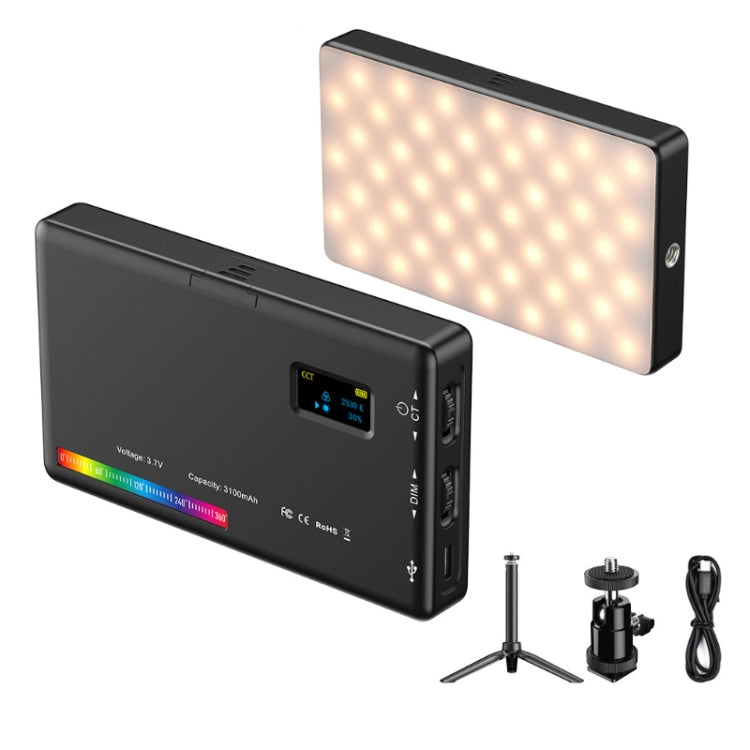 APEXEL APL-FL07 Portable Fill Light with Customizable RGB Color and High Illumination