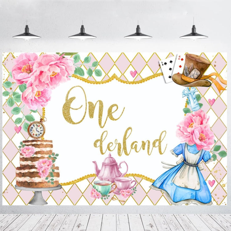 Tea Party Photography Backdrop Cloth - 180x180cm