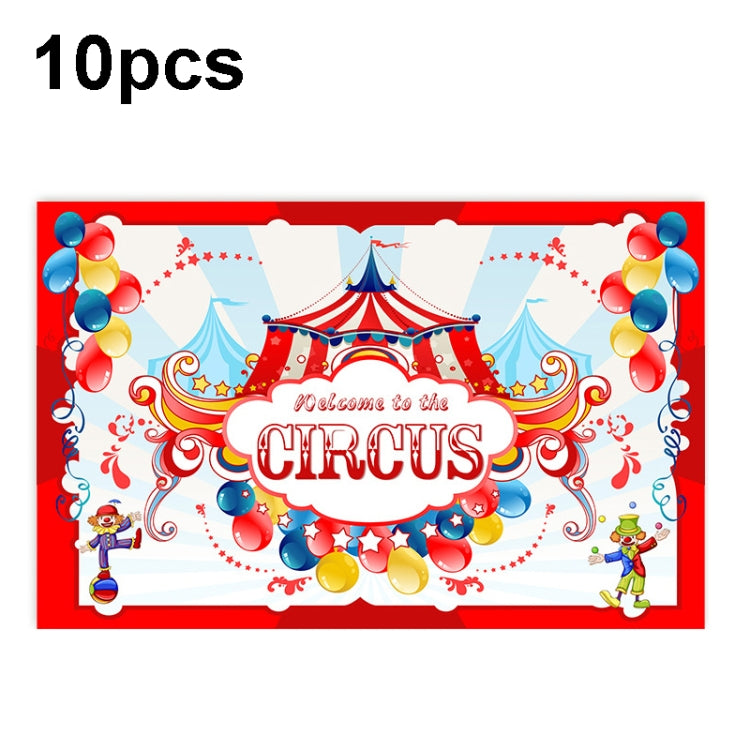 Animal Amusement Park Carnival Theme Banner