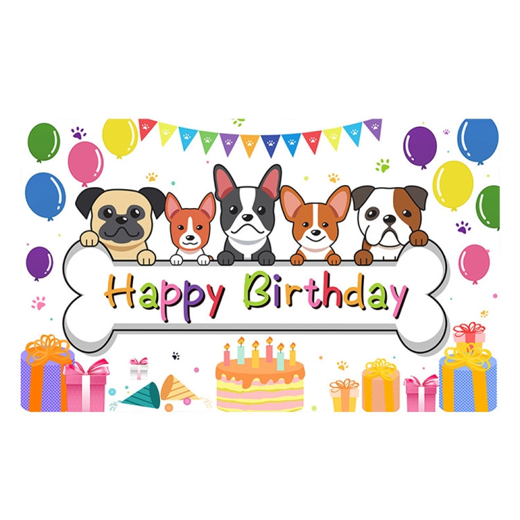 Animal Birthday Theme Backdrop Cloth - 180x90cm 2pcs