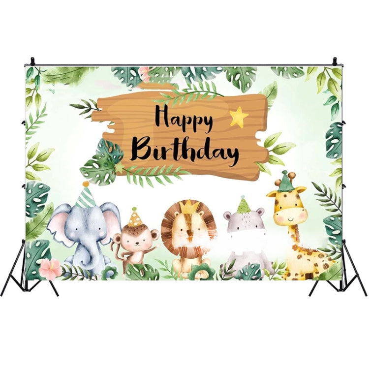 Animal Kids Birthday Party Backdrop Tapestry - 180x110cm