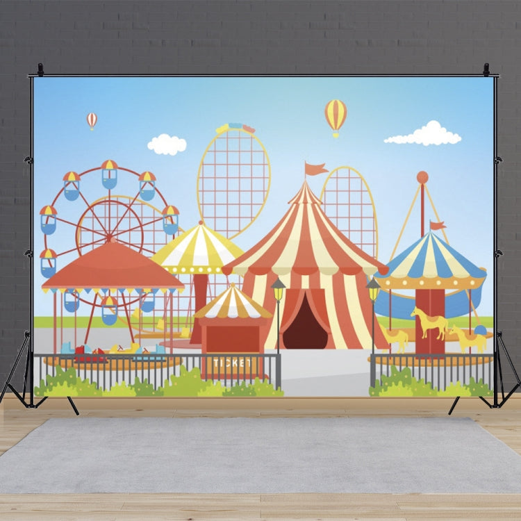 Circus Amusement Park Ferris Wheel Photography Background Cloth - 150 x 100cm