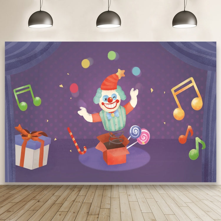 Circus Clown Party Photography Background Cloth - 150x100cm