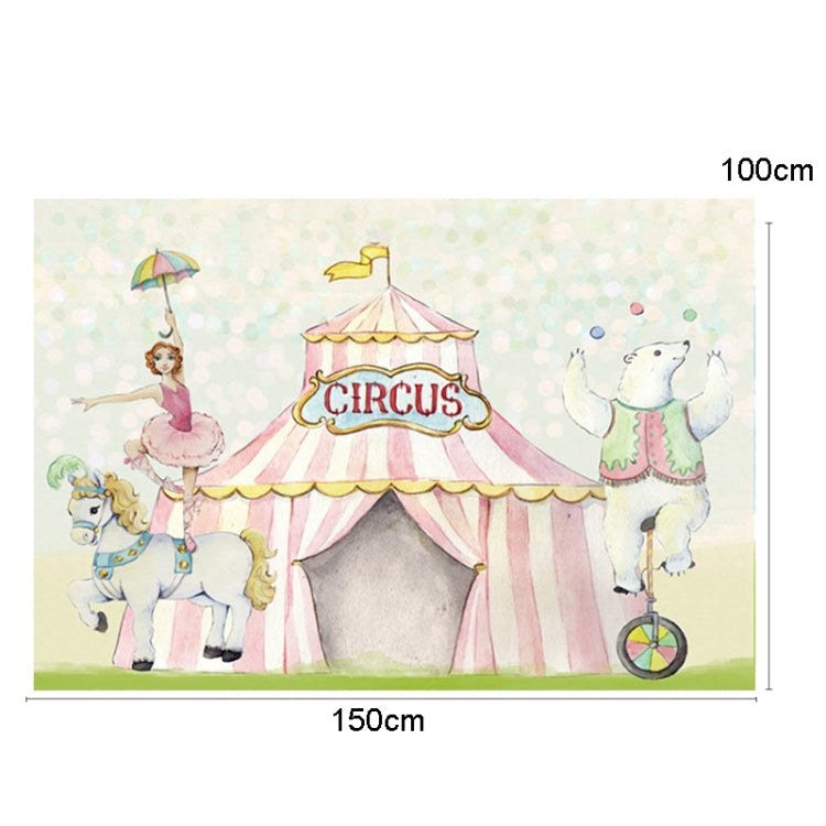 Circus Clown Party Photography Background Cloth - 150 x 100cm (MDT02787)
