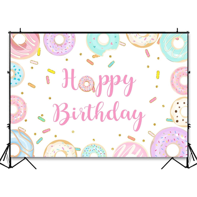 Donut Cartoon Children Birthday Photography Background Cloth
