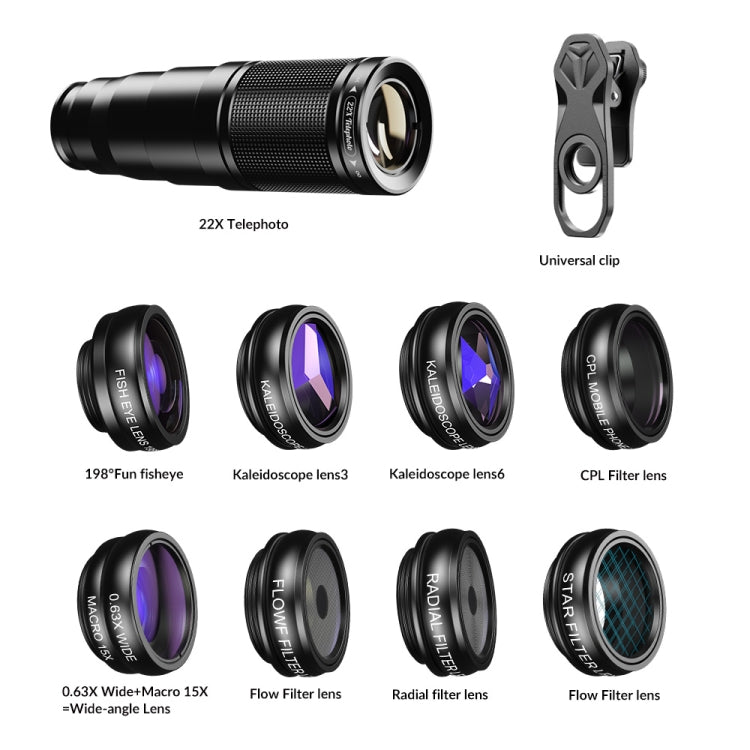 Enhance Your Smartphone Photography with APEXEL APL-22XDG9 22X External Camera Adjustable Focus Mobile Phone Lens