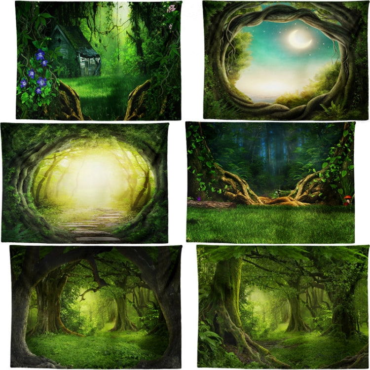 Enchanting Dream Forest Series Party Banquet Decoration Tapestry – 150x100cm(E)