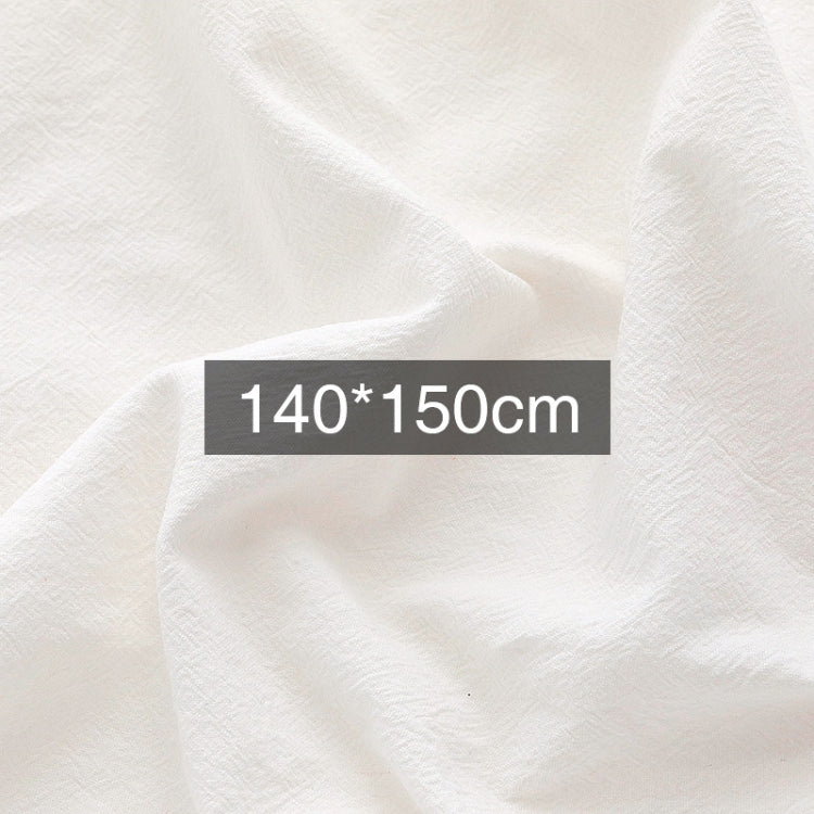Off-white 140 x 150cm Encrypted Texture Cotton Photography Background Cloth With Stylish Creasing Treatment