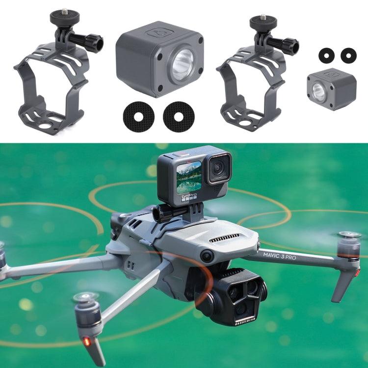 Sunnylife GZ580 Camera Mount and Searchlight Set for Mavic 3 Pro, Mavic 3 Classic, and Insta360 X3